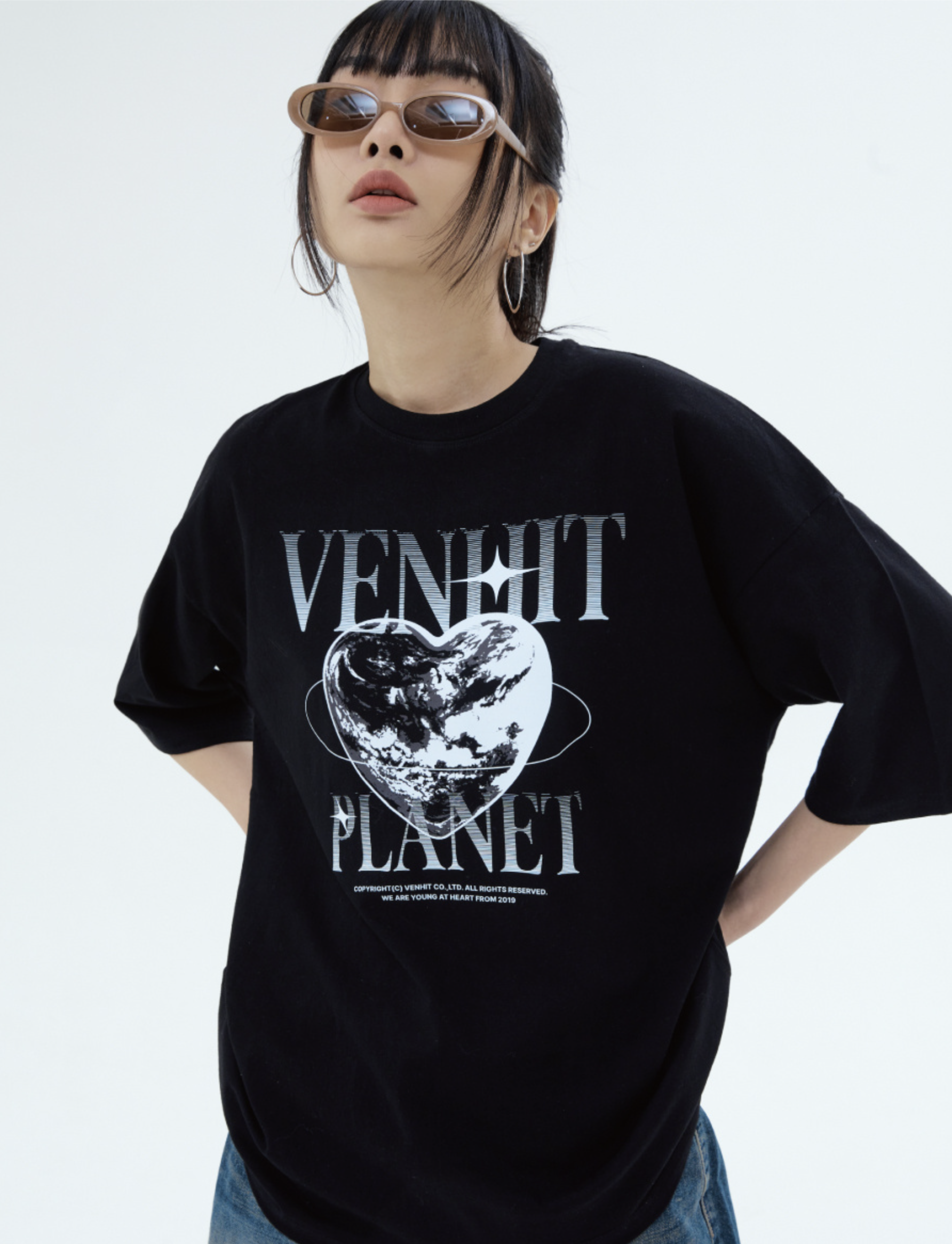 預訂｜VENHIT Black Planet T-Shirt (5 COLOR)