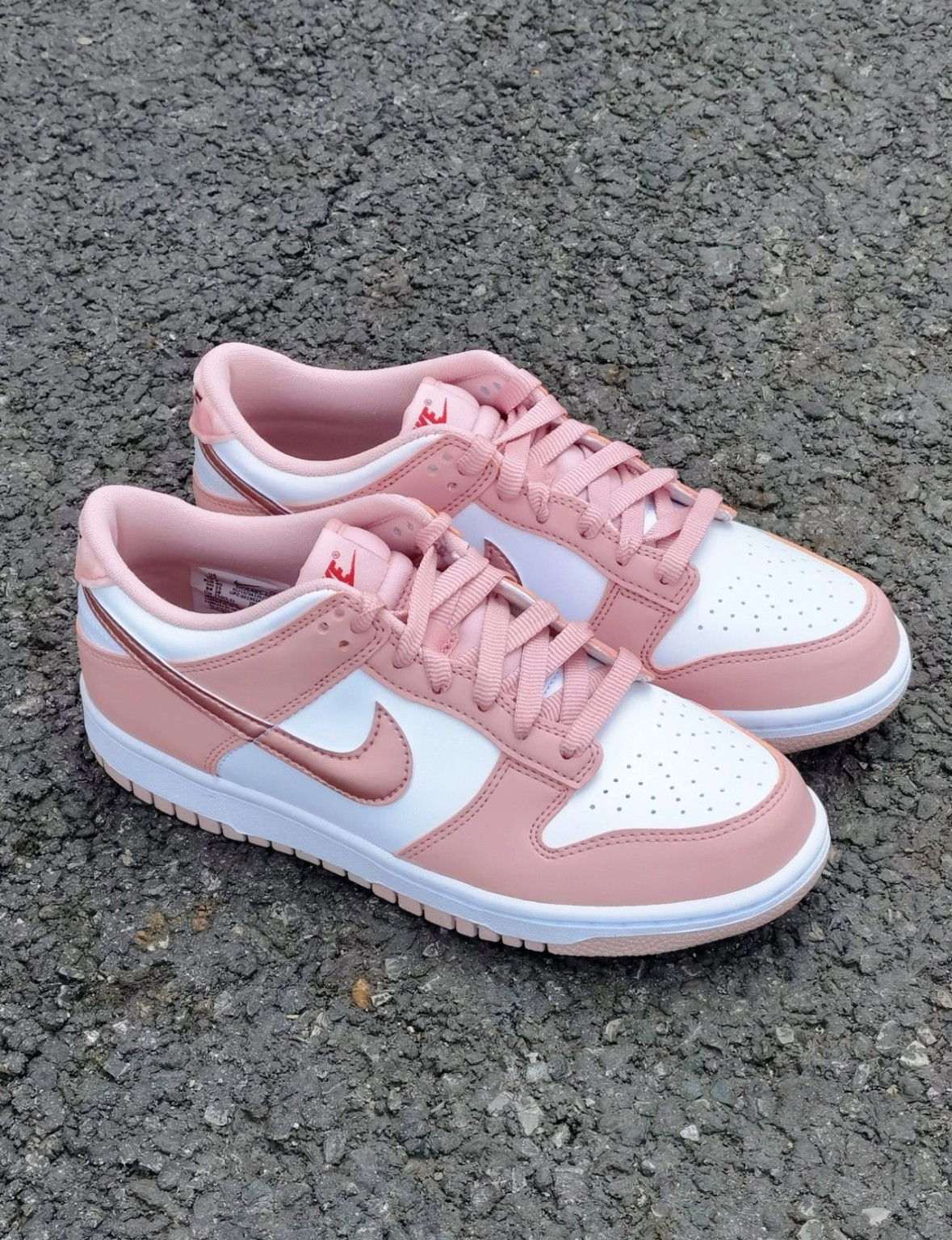 Nike Dunk Low 小情人節絲絨  粉色 皮革 大童款 DO6485-100/預購