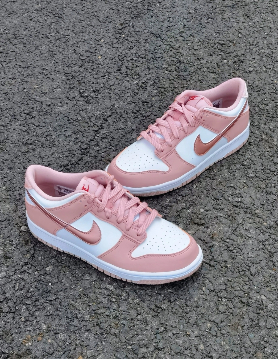 Nike Dunk Low 小情人節絲絨  粉色 皮革 大童款 DO6485-100/預購