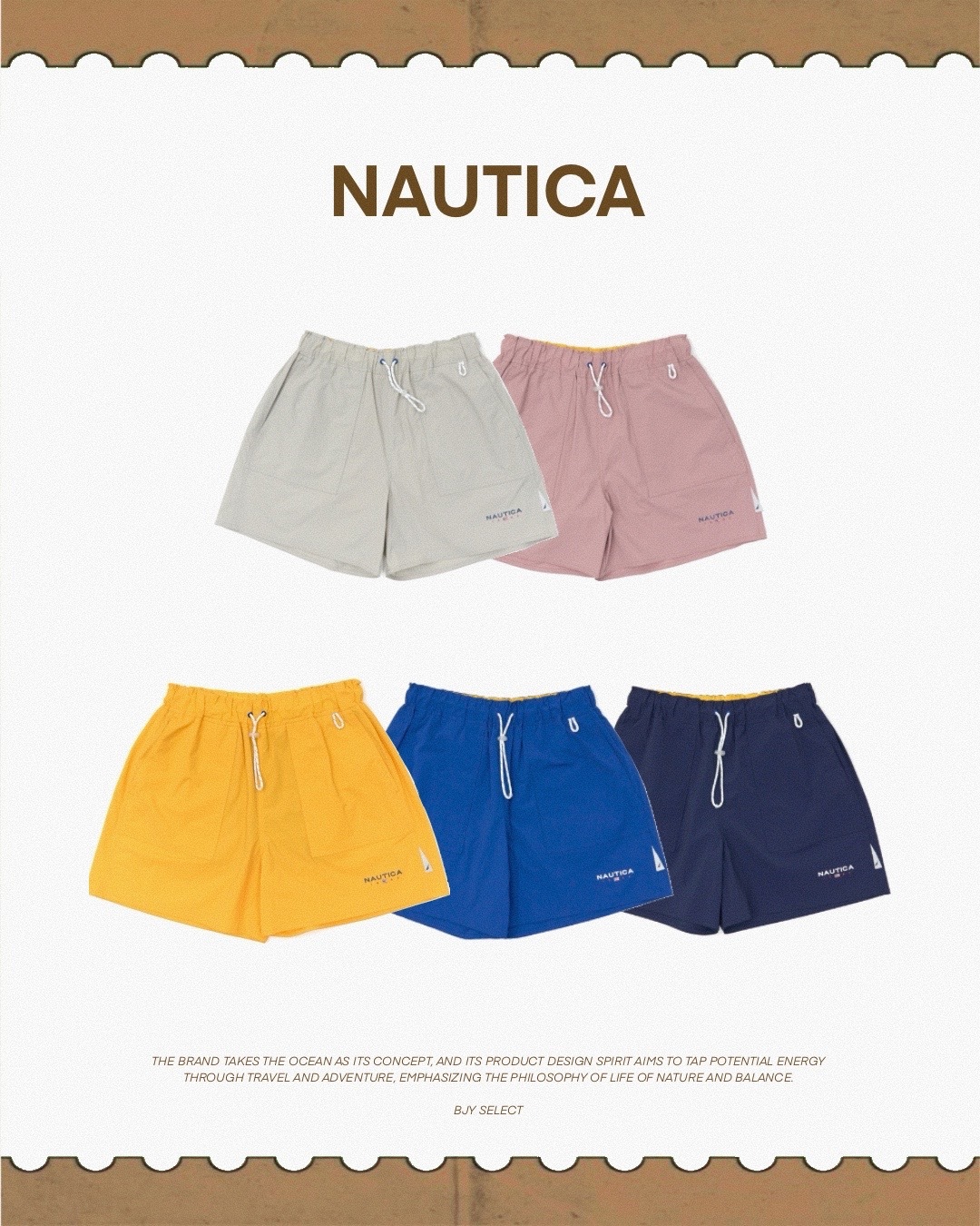 #現貨 Nautica KR 83FLAG COOL SWIM SHORTS 754 膝上褲 五色