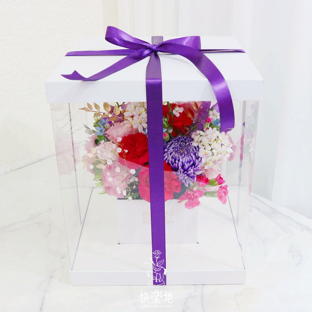 ❖超人氣❖擁抱好心情(繽紛色) I 鮮花禮盒 flowers in box  AB240260