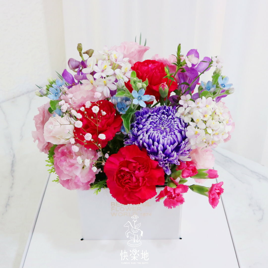 ❖超人氣❖擁抱好心情(繽紛色) I 鮮花禮盒 flowers in box  AB240260