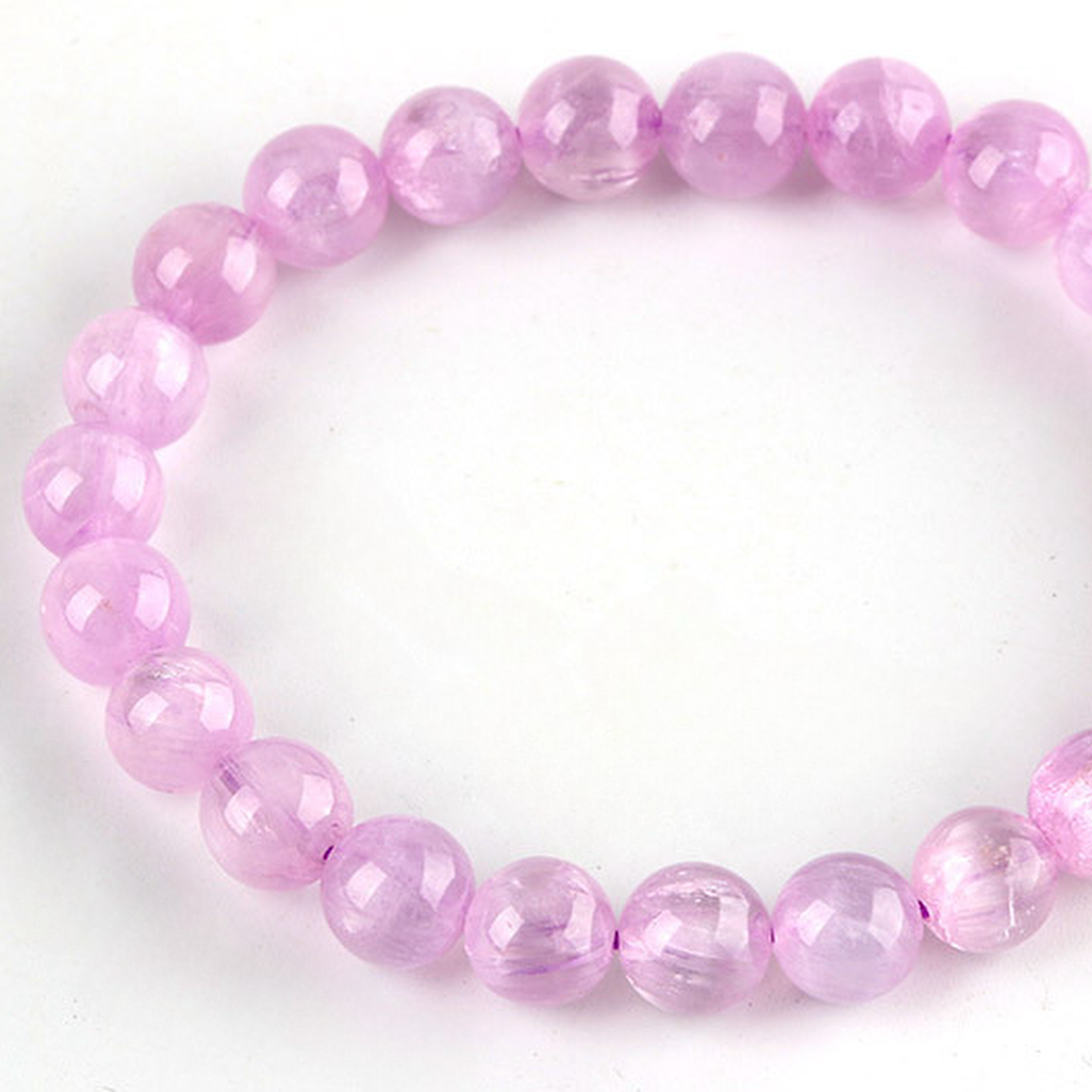 【藏寶】貓眼效應薰衣草紫鋰輝水晶手鍊/水晶手串