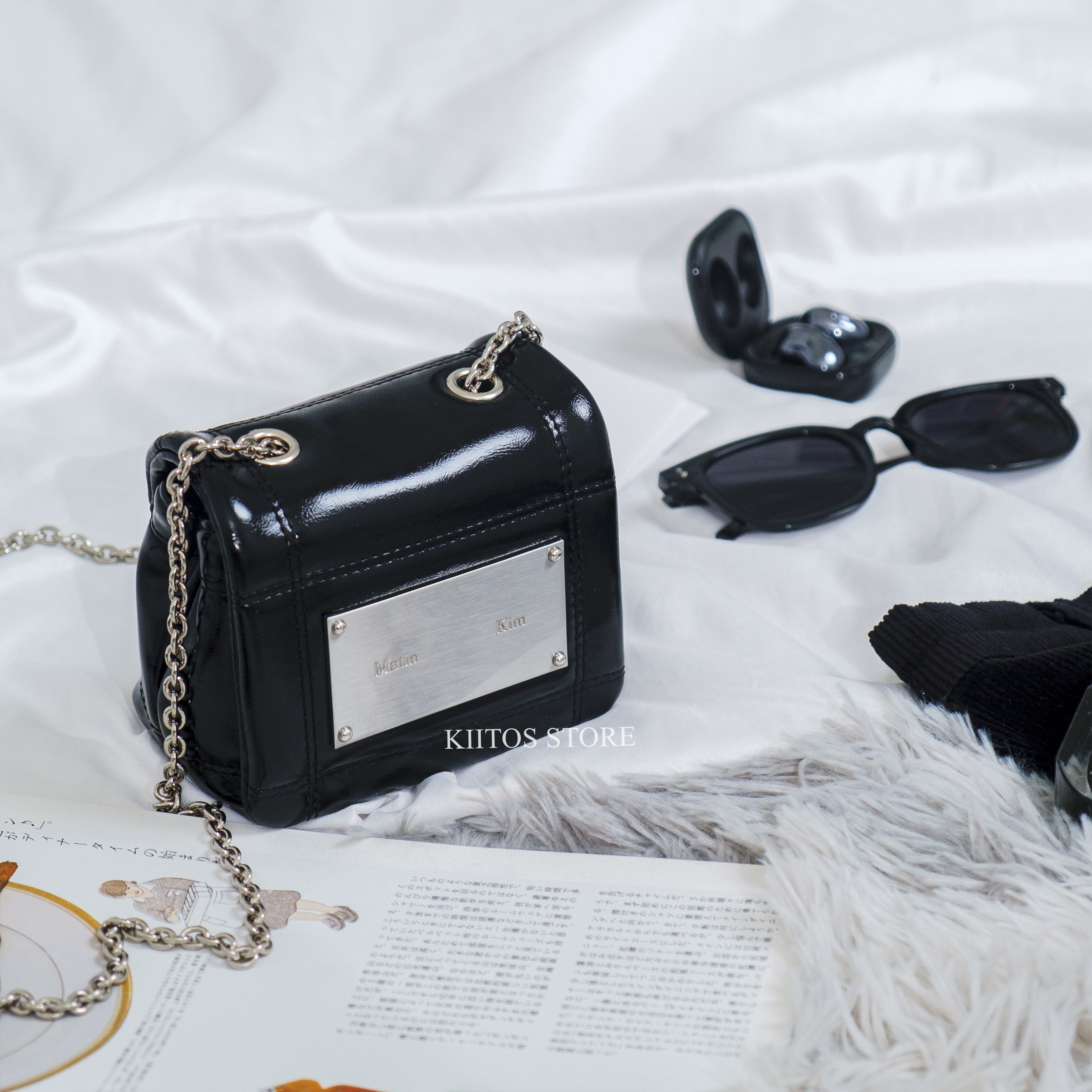 韓國代購Matin Kim Classic Chain Quilting Mini Bag 鏈條小胖方包
