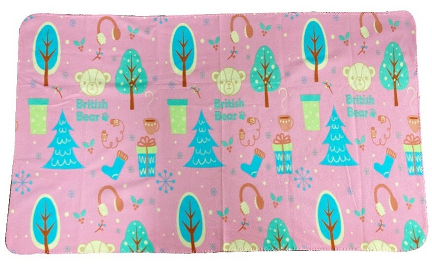 士林總會｜英國熊冷氣毯90*150-遊樂版(盒裝)