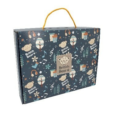 士林總會｜英國熊冷氣毯 120*150-童話版(盒裝)