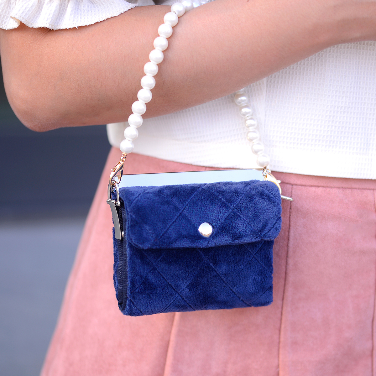 小香風絨布料(一尺)【贈小香晚宴口金短夾紙型】