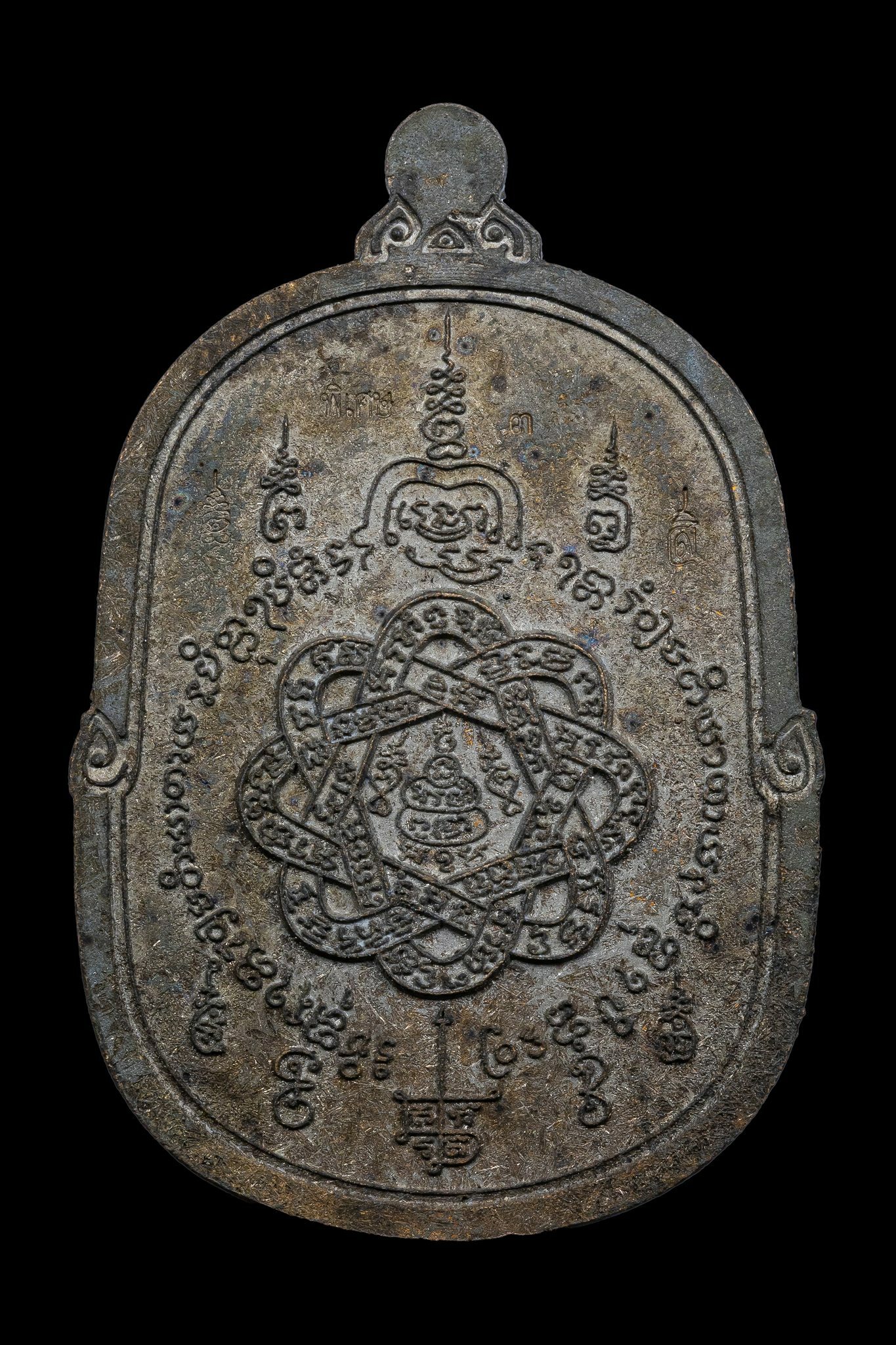 『泰國佛牌』龍普薩曼 藤球符文 央打勾『龍普薩曼 舌偏』編號3號 09240510