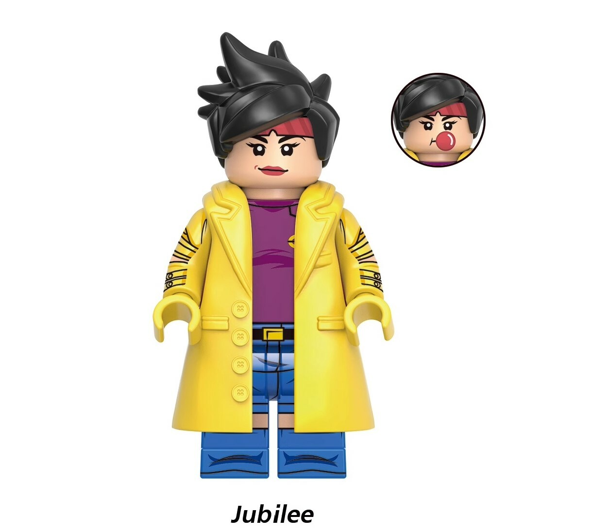 Jubilee X-Men DC SuperHeroes Custom Minifigures Minifigs Fit Lego G0166 GH0525