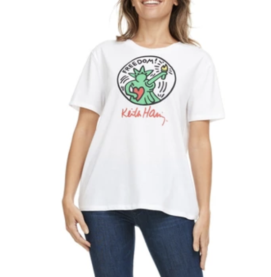 韓國 Keith Haring 女款短袖 TEE（清貨價貨品，不設退換） (K5/CO749)