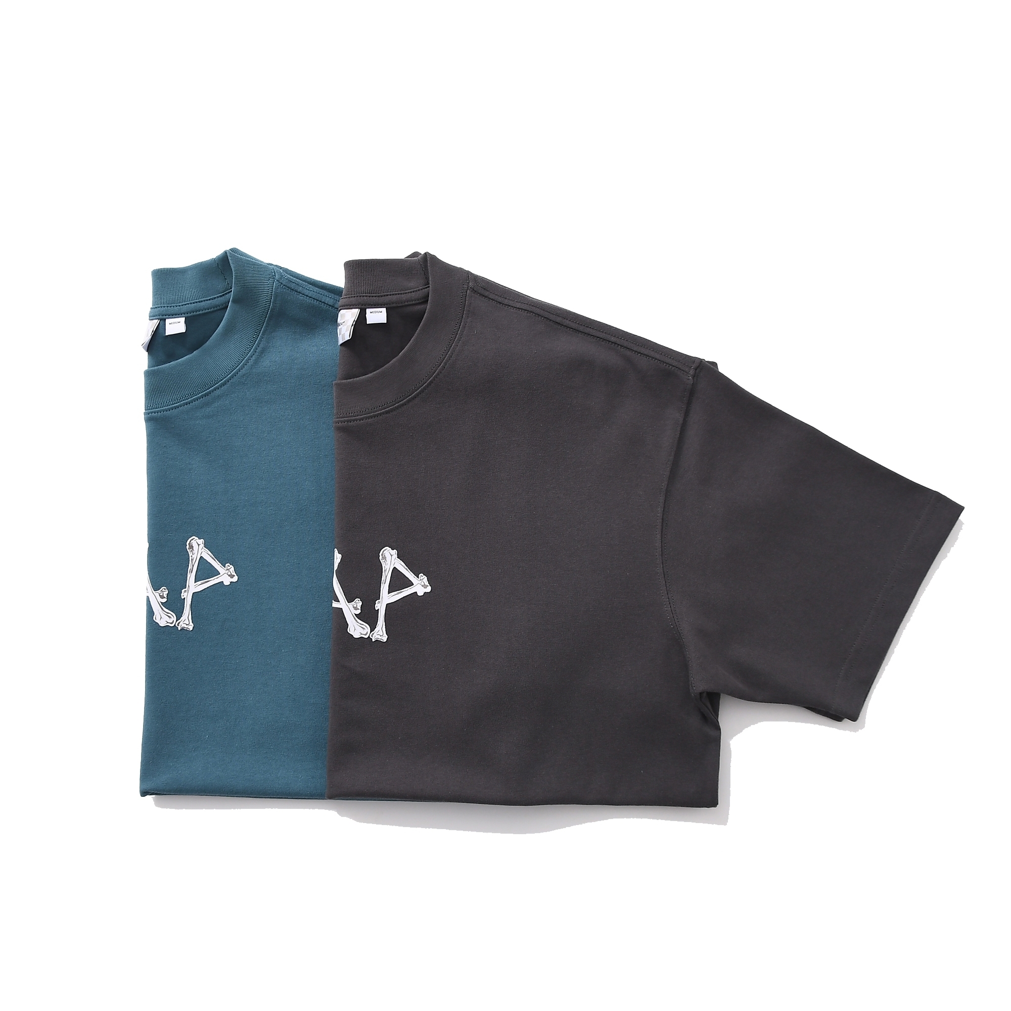 LAPRIMA 拉漿骨頭字母logo復古寬鬆短TEE 2201017