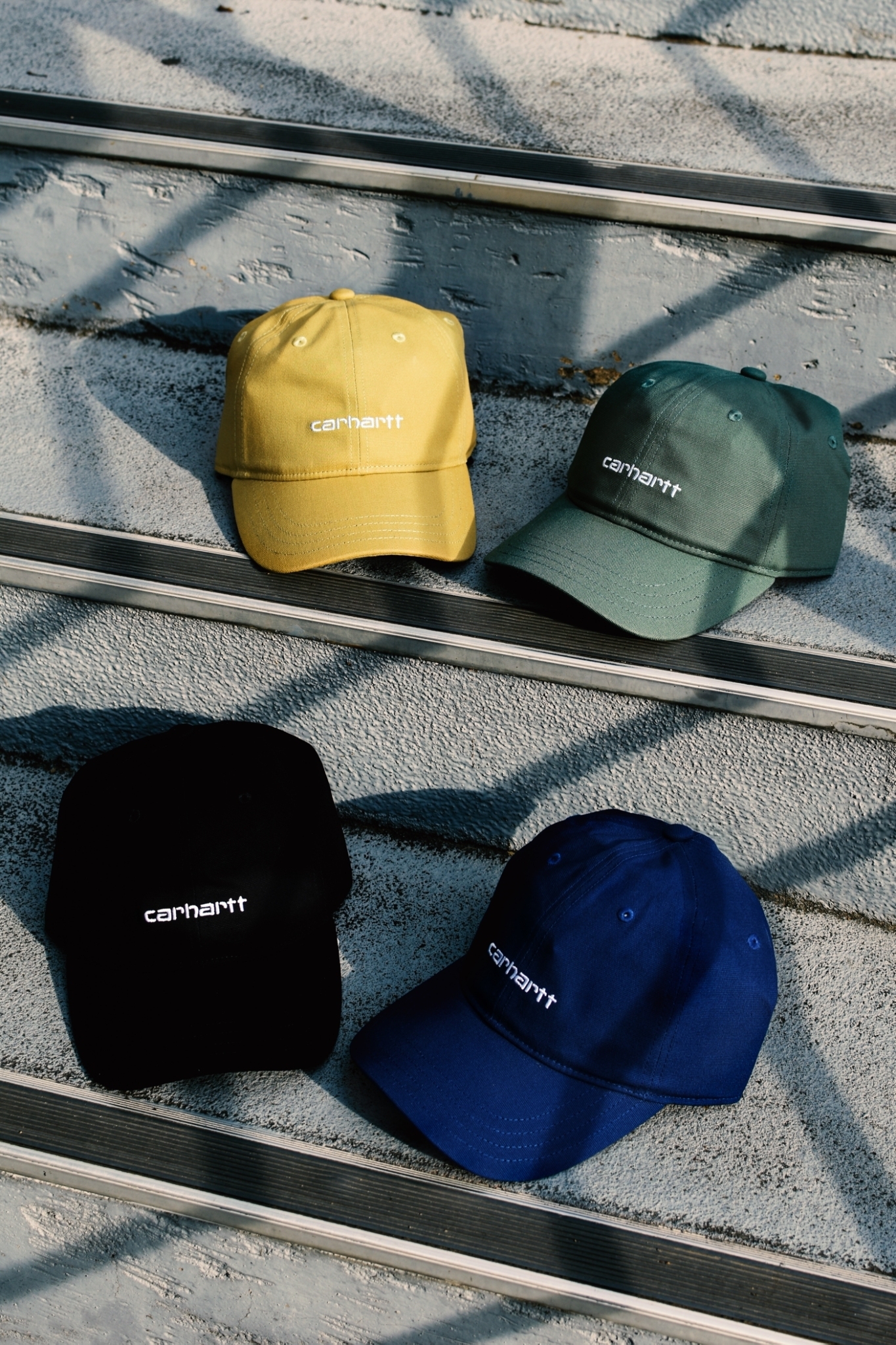 ☆ETW☆【EASY TO WEAR】歐版 CARHARTT WIP Canvas Script Cap 電繡 刺繡 經典 老帽 現貨