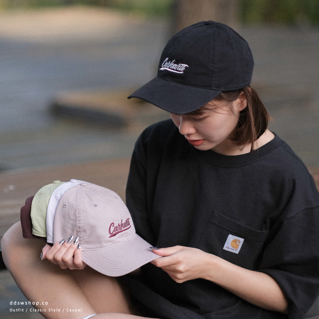 Carhartt Canvas Script Graphic Cap 草寫 Logo