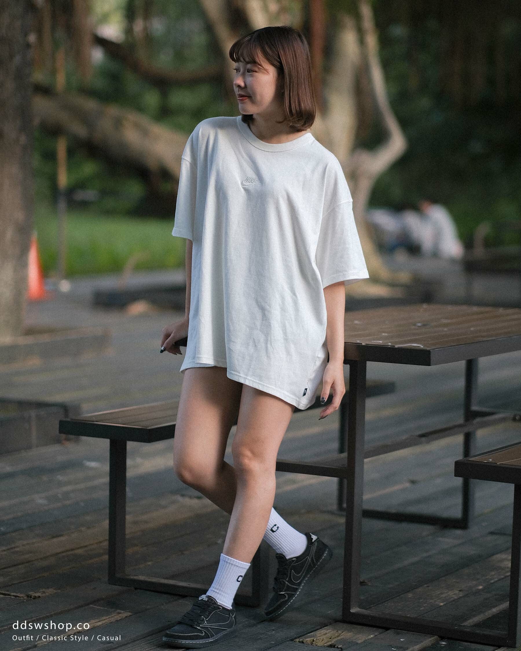 Nike NSW Premium Essentials MAX 90 短袖 厚磅 刺繡Logo