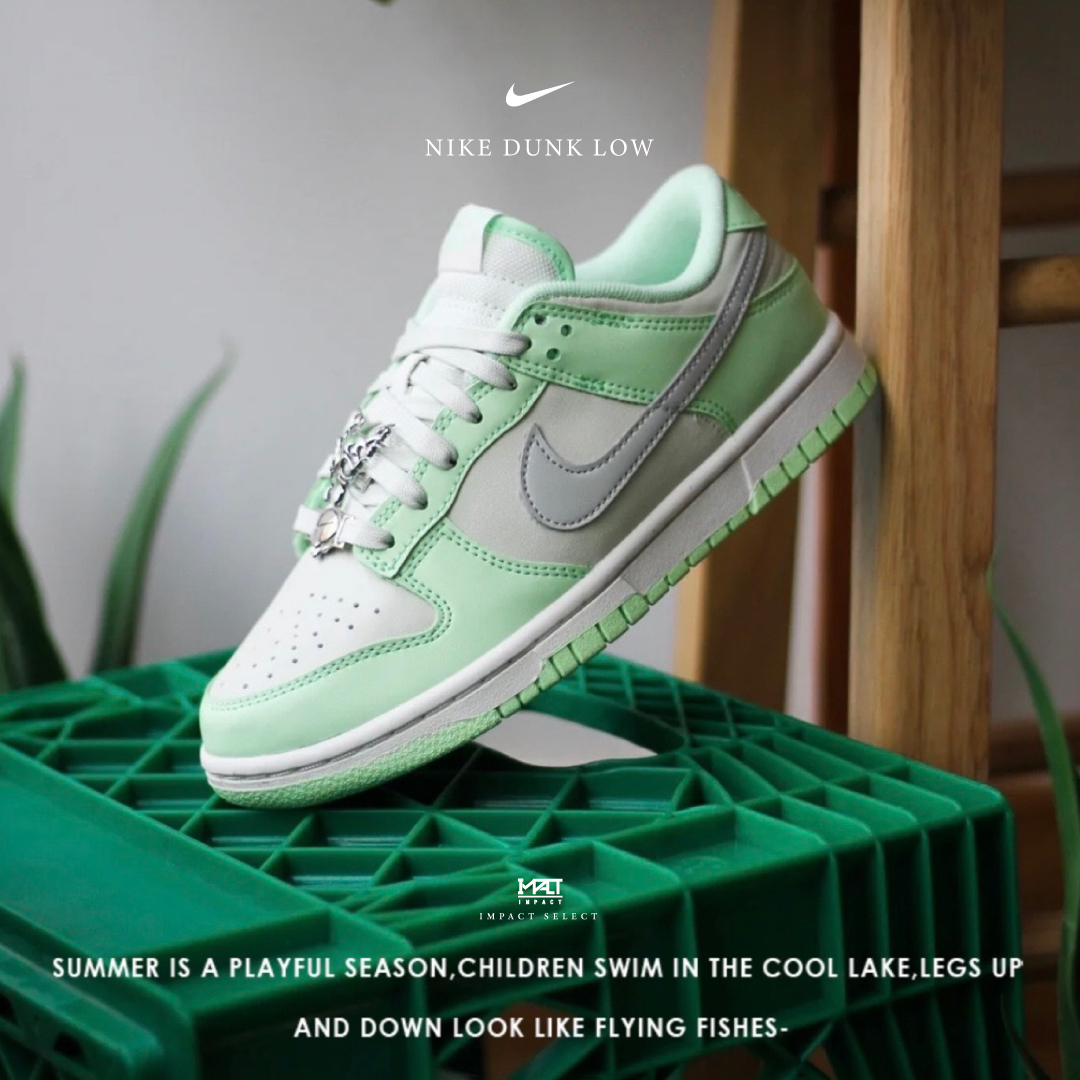 Nike Dunk Low 液態銀蝴蝶 薄荷綠 FN6344-001