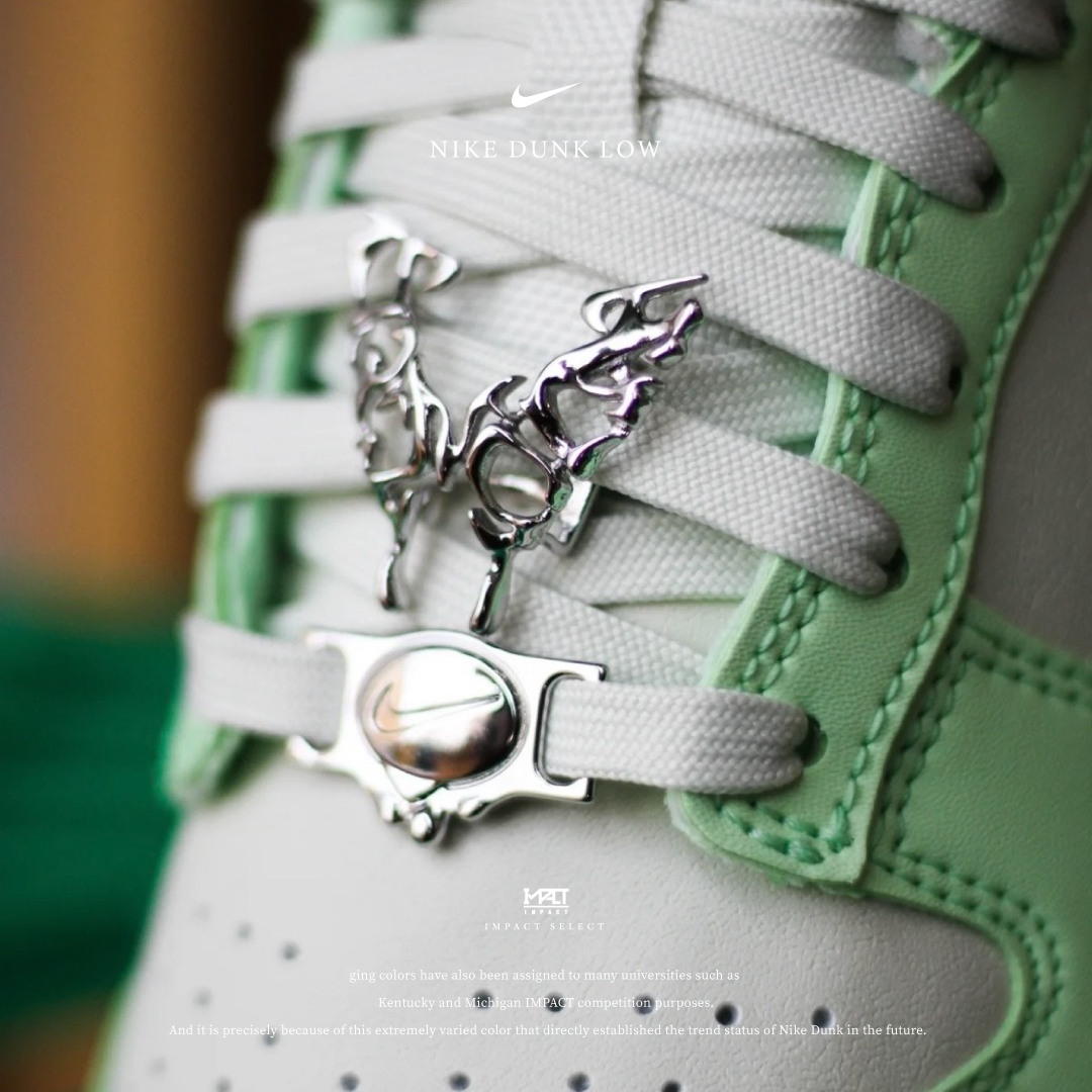 Nike Dunk Low 液態銀蝴蝶 薄荷綠 FN6344-001