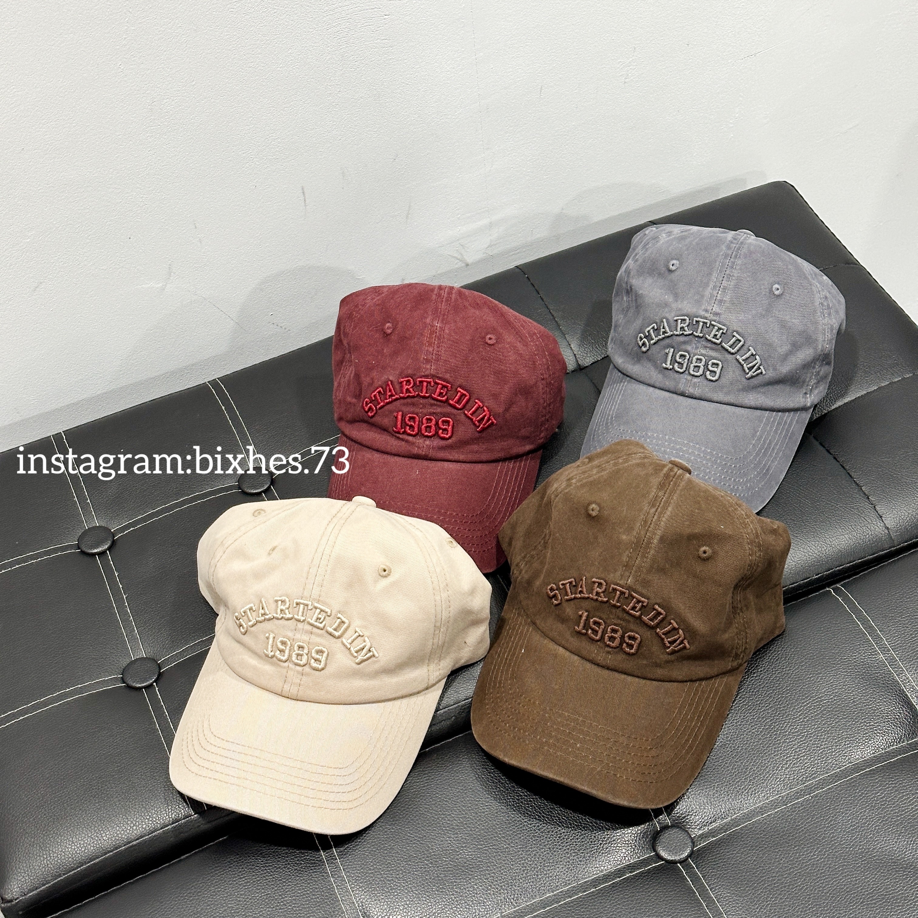 同色系刺繡老帽(H00031)