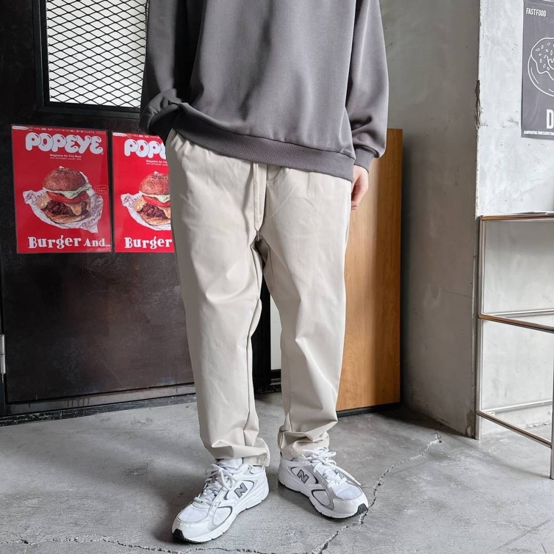 【1724抽繩長褲】韓系 長褲 抽繩 黑色/石灰/鐵灰/卡其/軍綠