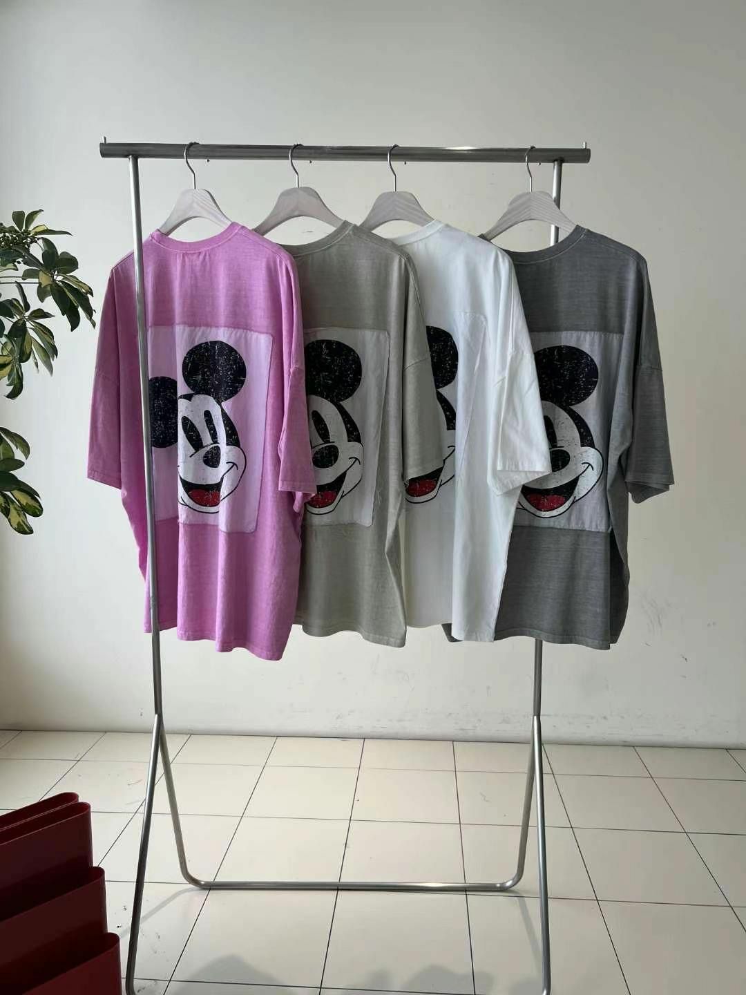 洗水Mickey圖案短袖Tee KKUKKU-001T