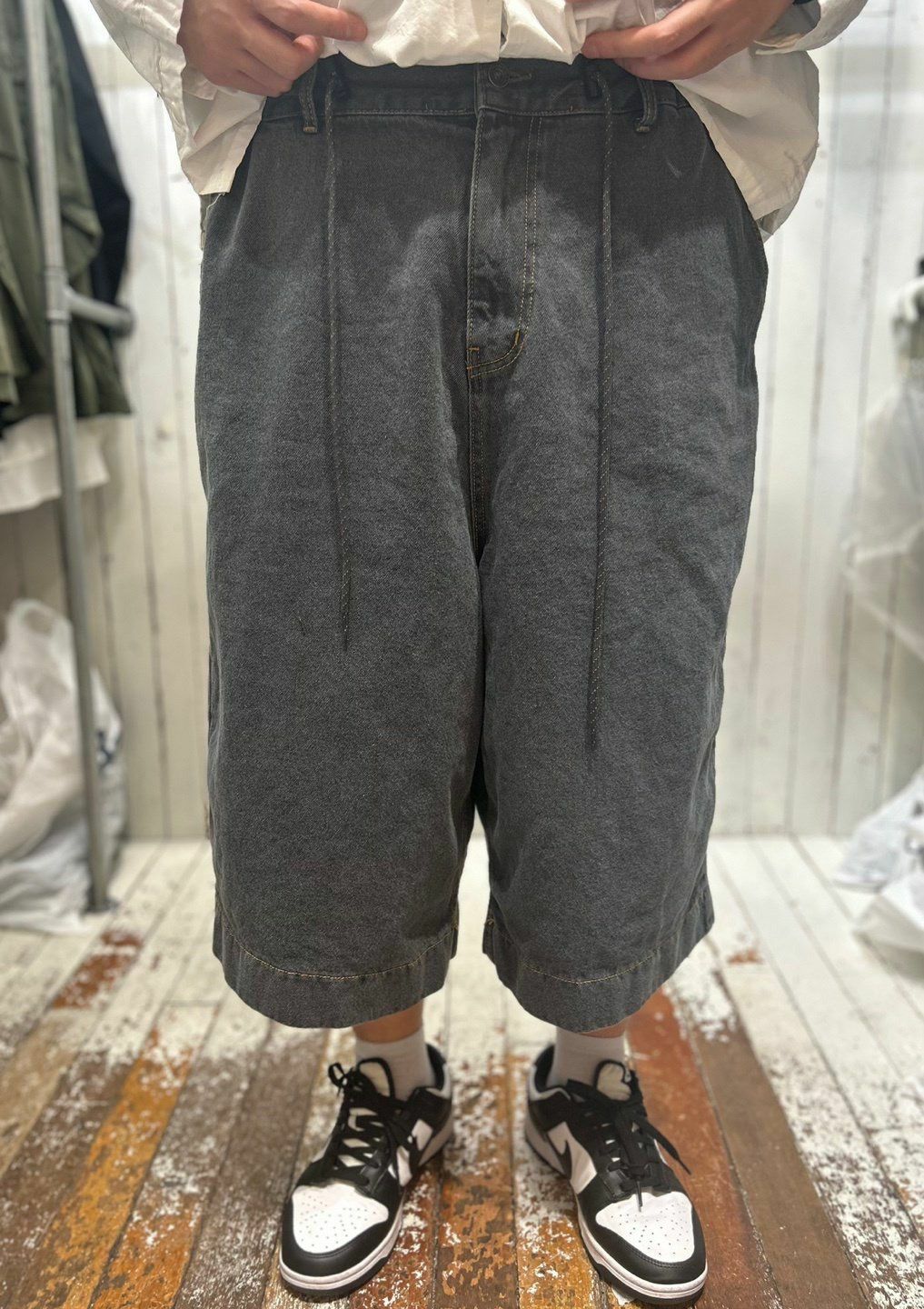 洗水牛仔短褲 FARMERS-020J