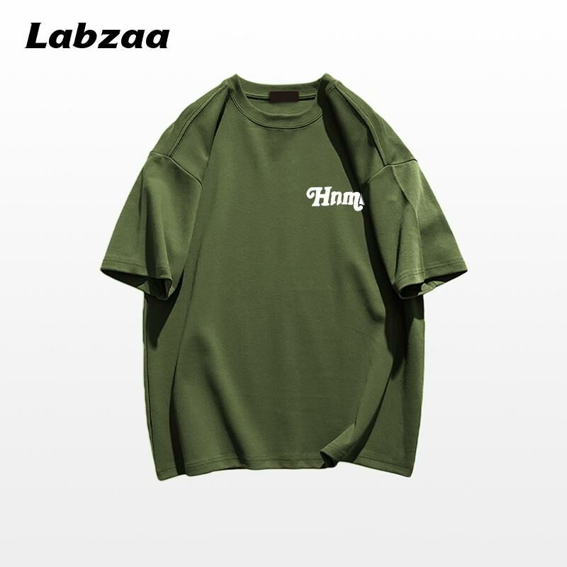 激抵休閒寬鬆短袖T恤( M-3XL碼 軍綠色)【下單後請聯絡客服確認發貨尺碼】