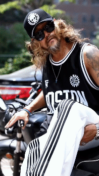 波士頓配色寬鬆運動背心