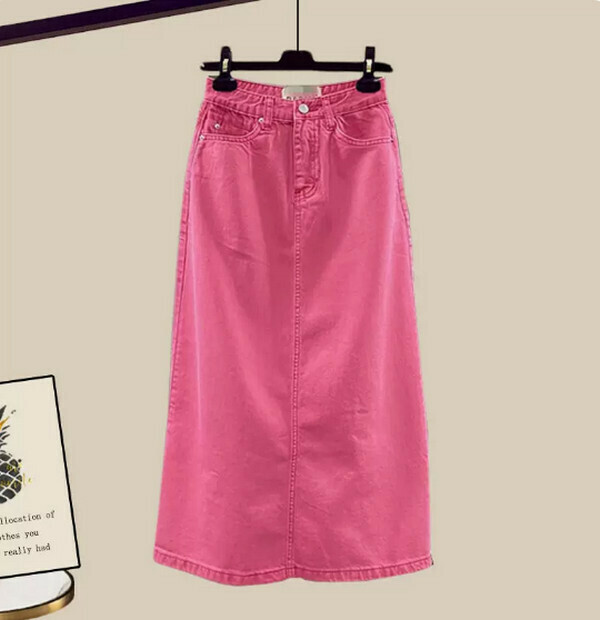 Women's Skirt#Single Piece (Rose Red) (M-4XL) (Contact customer service to confirm size after placing an order) 