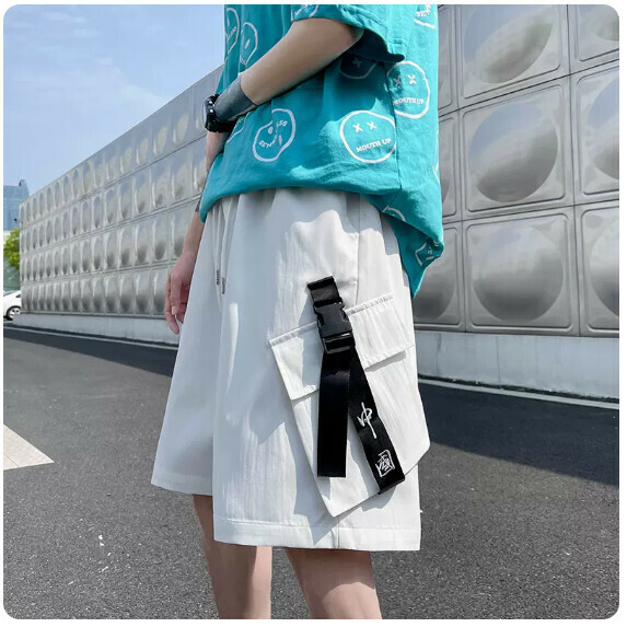 熱賣短褲男夏季（白色【M_5XL碼】（下單後聯繫客服確認發貨尺碼）