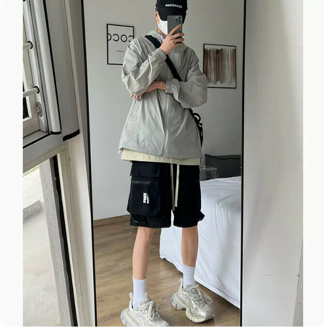 爆款工装短褲（黑色M-2XL）（下單后聯繫客服確認發貨尺碼）