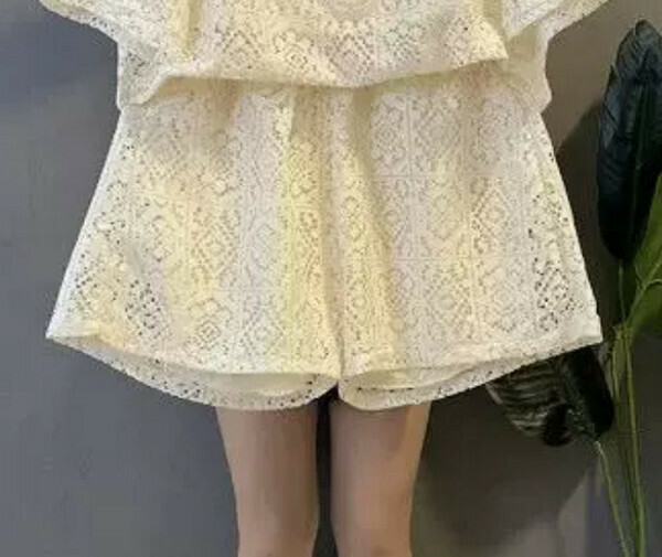 熱賣蕾絲短褲#單件(杏色)(M-4XL碼) (下單後聯系客服確認尺碼) 