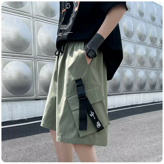 熱賣短褲男夏季（綠色【M_5XL碼】（下單後聯繫客服確認發貨尺碼）