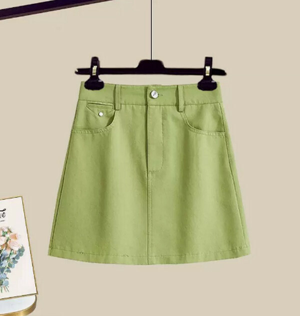 Skirt #Single Piece (Green) (M-4XL) (Contact customer service to confirm size after placing an order) 