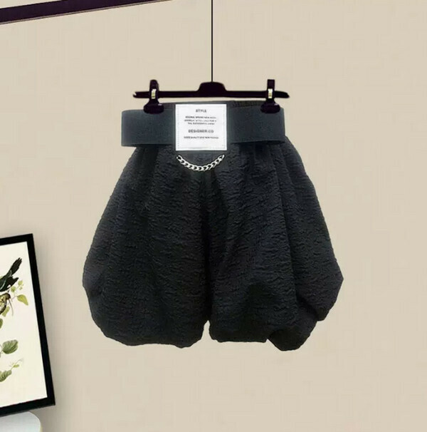 Fashion Bloomers Shorts#Single Piece (Black) (M-4XL) (Contact customer service to confirm size after placing an order) 