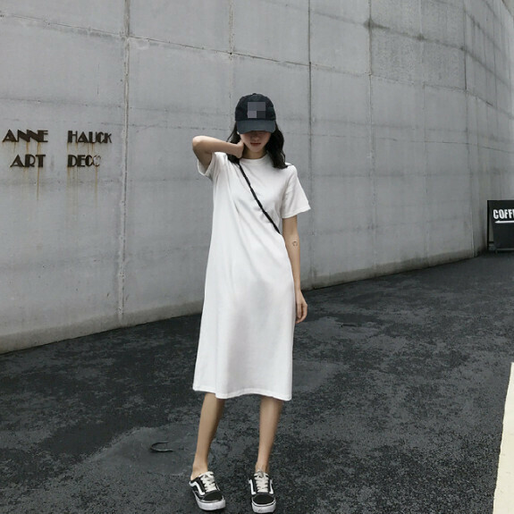 Long Dress [White] (M-3XL) (Contact customer service to confirm size after placing an order)