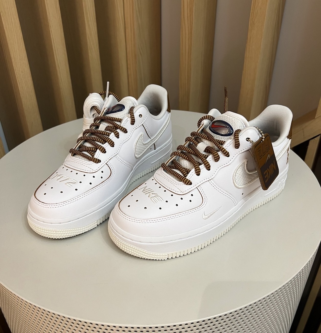Nike Air Force 1 low 1972 紀念款 勝利女神 白棕