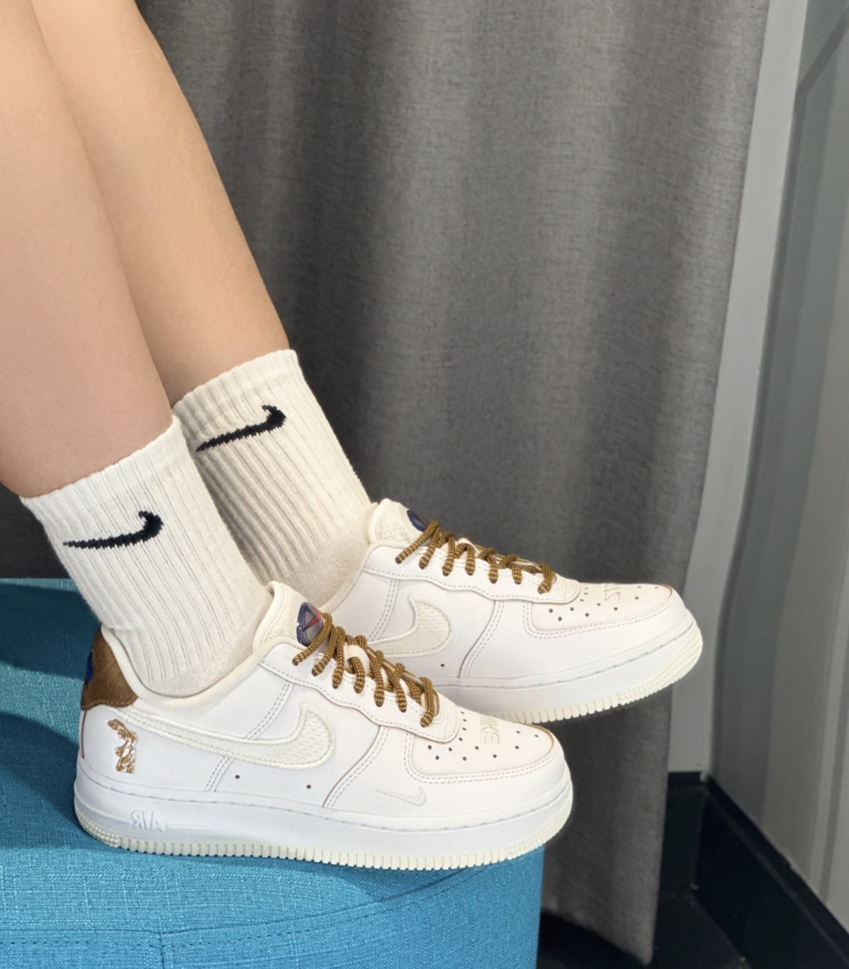 Nike Air Force 1 low 1972 紀念款 勝利女神 白棕