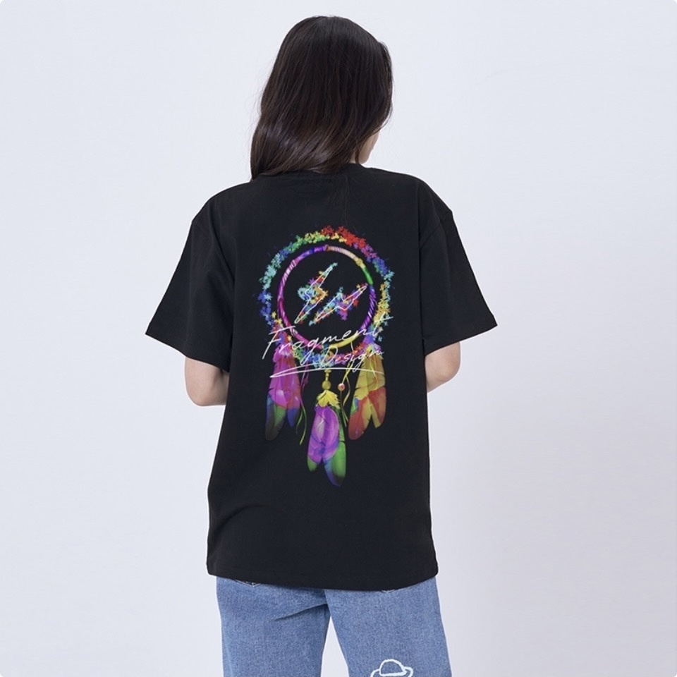 聯名 Kastinger X Fragment Design 胸口繽紛彩色小閃電 背後捕夢網大閃電 藤原浩 短袖 短T TEE J-RHML240KT3018