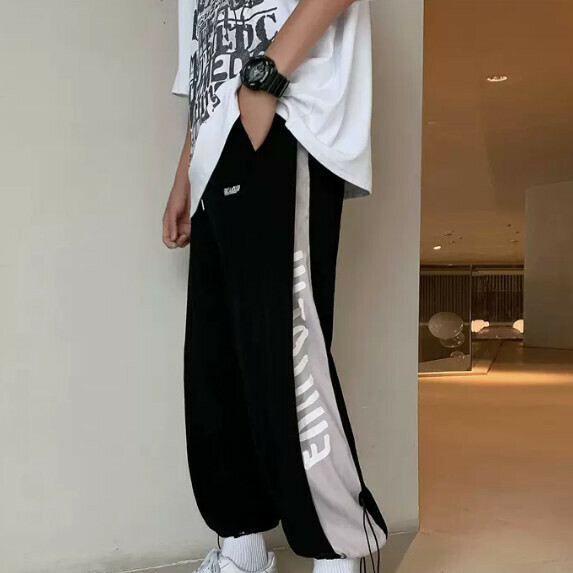 熱賣直筒春秋長褲男（黑色【S_3XL碼】（下單後聯繫客服確認發貨尺碼）