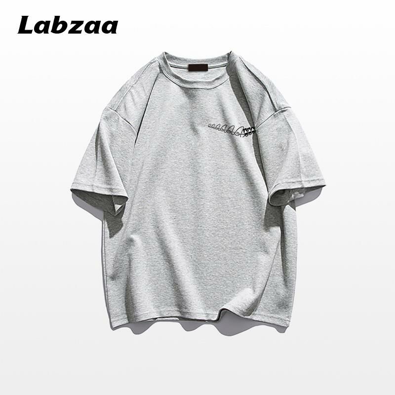 Casual loose short-sleeved T-shirt (M-3XL light gray) [Please contact customer service to confirm the shipping size after placing an order]