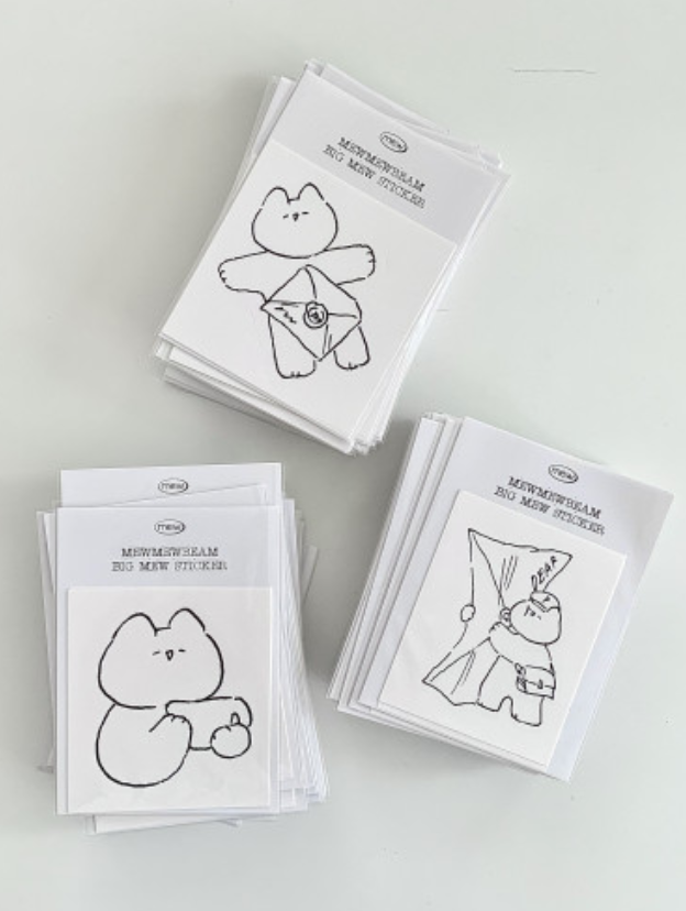 Mewmewbeam | 大貓貓貼紙（三款可選）