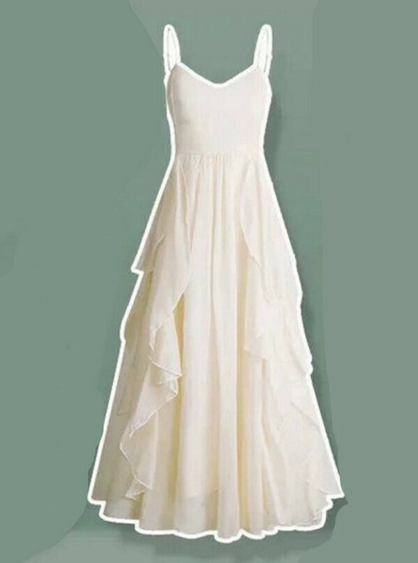 Dress#Single piece (apricot) (M-4XL) (Contact customer service to confirm size after placing an order) 