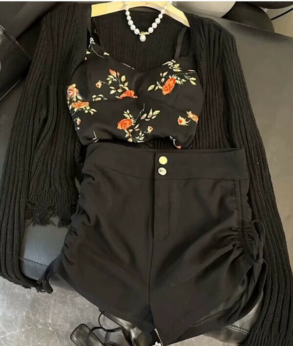 Women's Cardigan (Black) (M-4XL) (Contact customer service to confirm size after placing an order) 