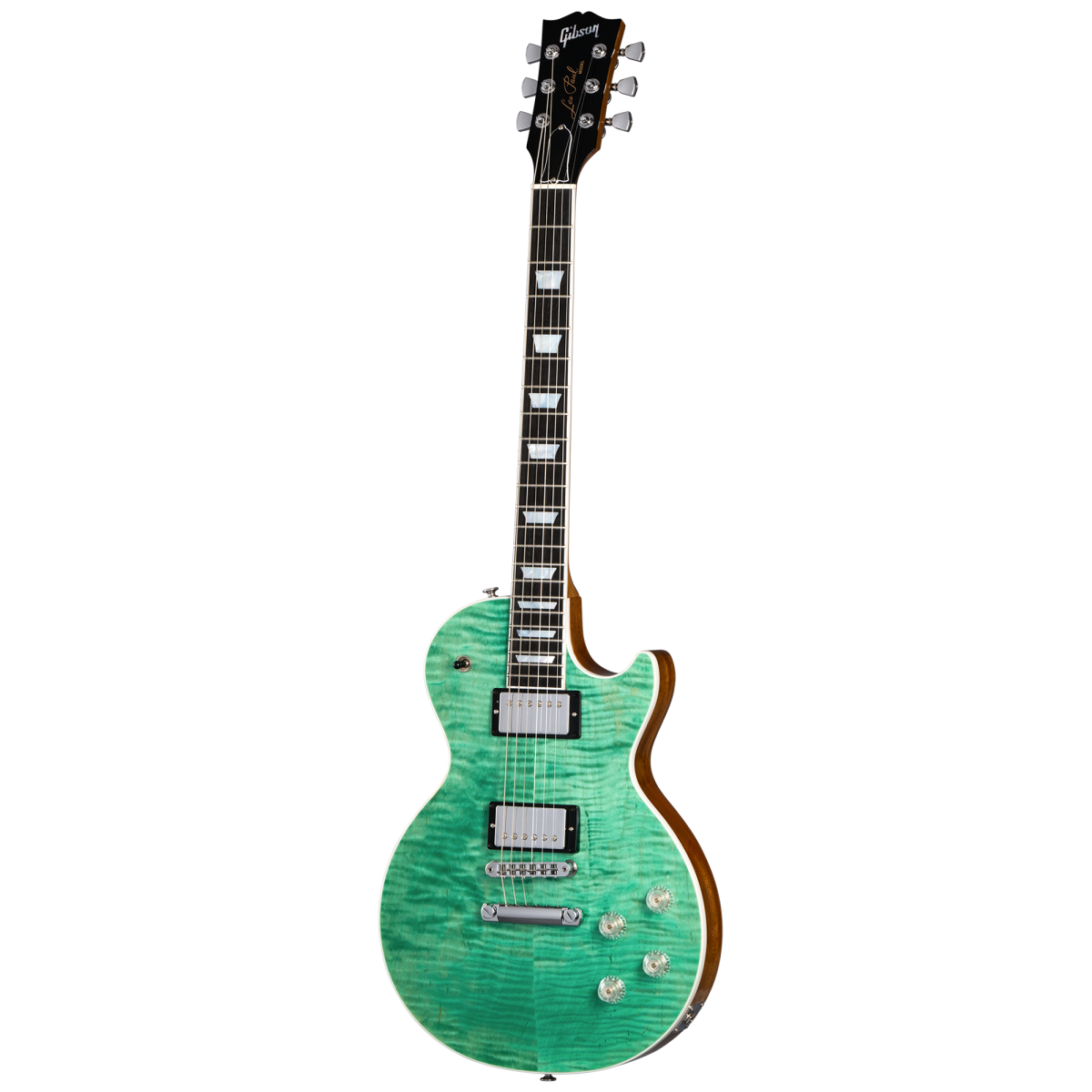 Gibson Gibson Les Paul Modern Figured Seafoam Green 電吉他 — 三峽吉他 / Bass
