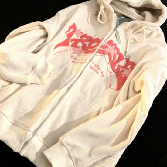 熱賣燈芯絨連帽衛衣【杏色】【S-XL碼】(下單後請聯絡客服確認發貨尺碼)