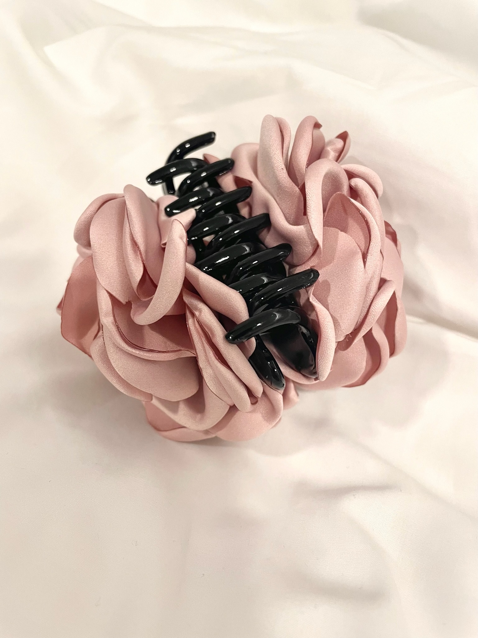 絕美!立體玫瑰抓夾