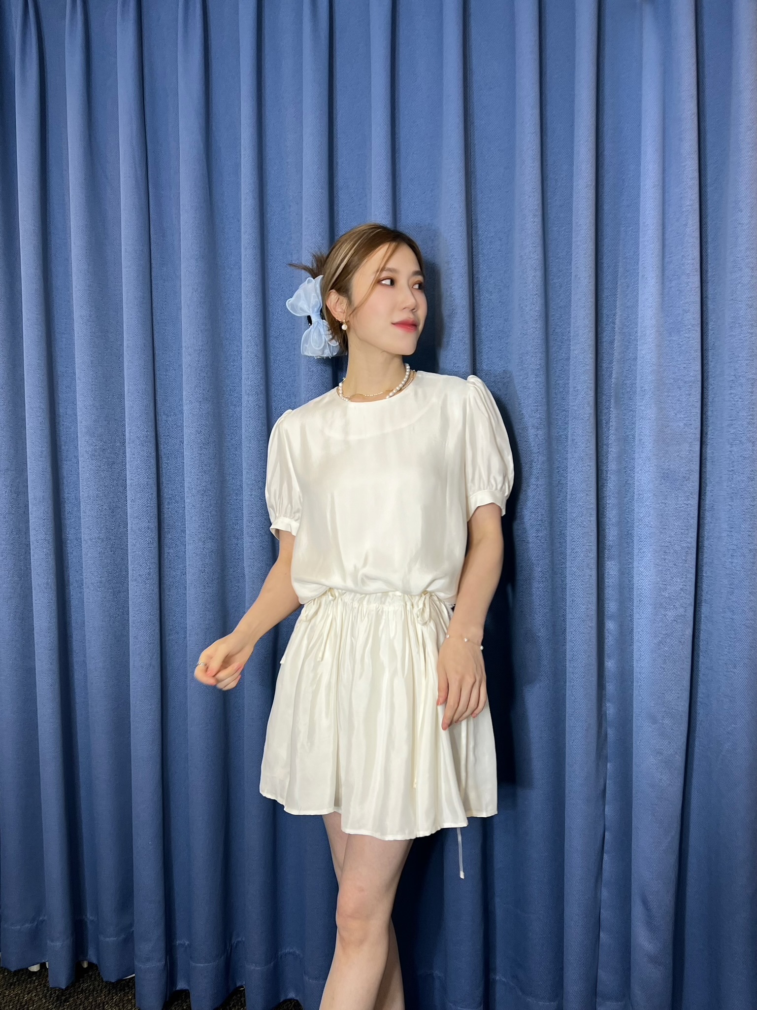 浪漫款!紗質大蝴蝶結抓夾