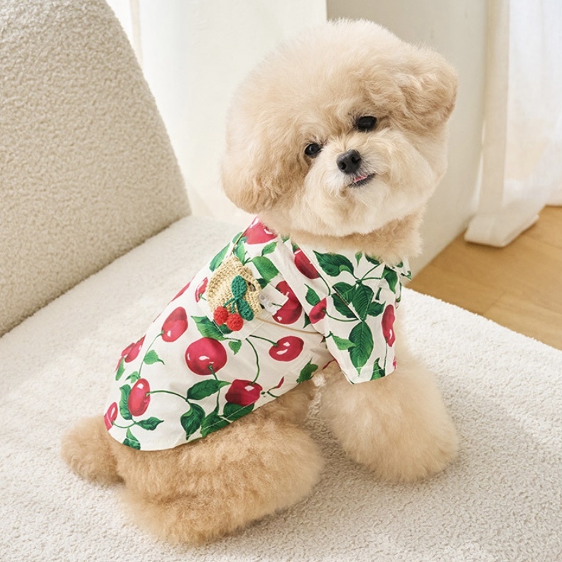 SunDress夏日花襯衫 (櫻桃) - It’s sunny outside