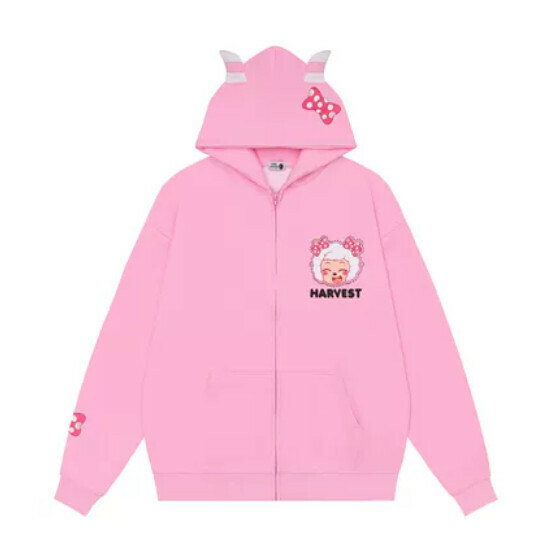 熱賣羊羊 情侶連帽衛衣【粉紅】【S-2XL碼】(下單後請聯絡客服確認發貨尺碼)