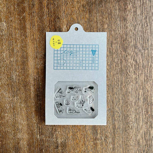 水縞 自在水晶印章 Log｜ネクタイ x 水縞｜手帳應援 女孩｜JAPAN