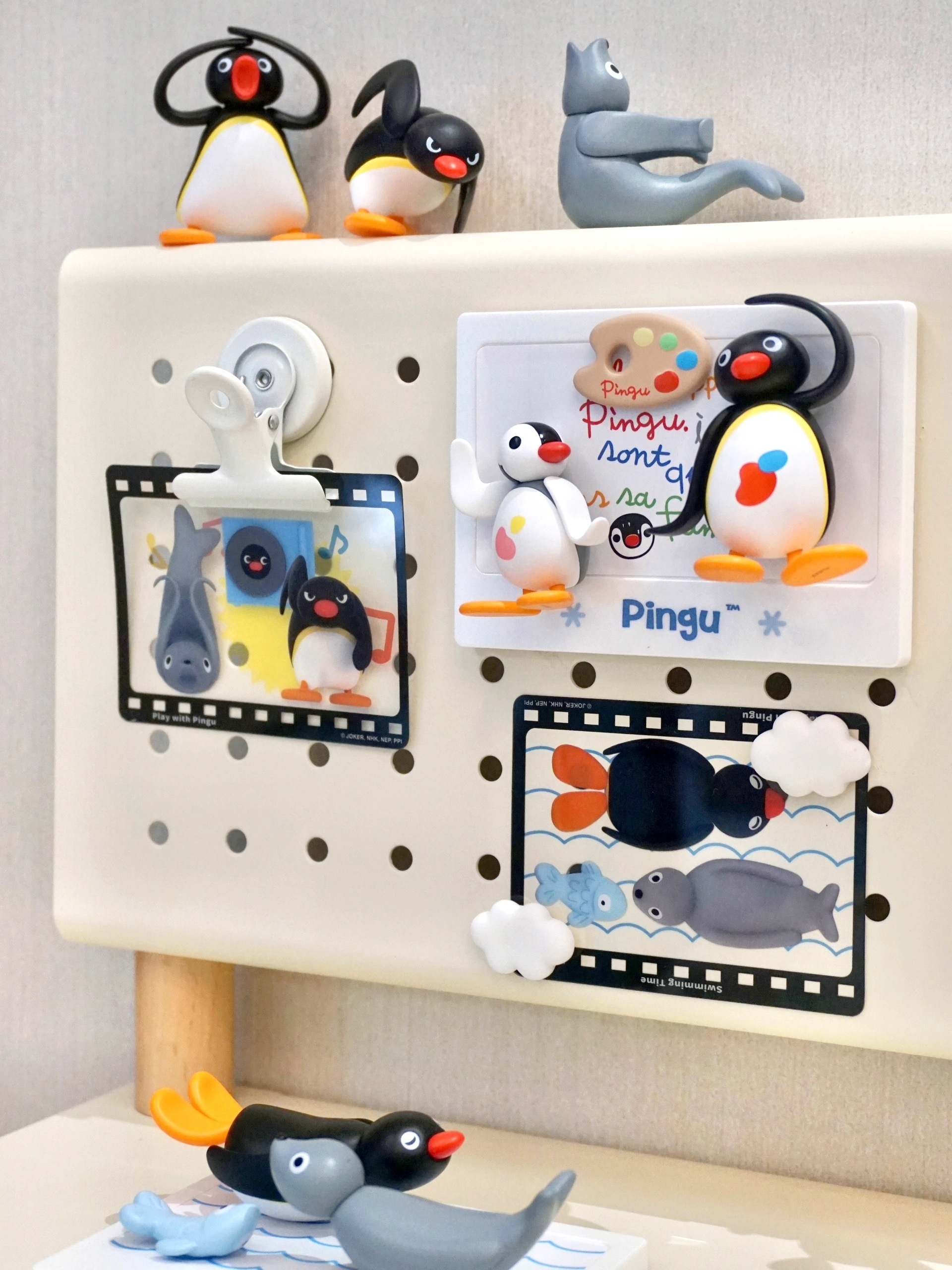 PINGU 企鵝家族 正版授權 小劇場 盲盒 公仔 磁吸 / 預購